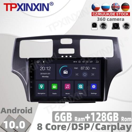 128G Android 10 For Lexus ES250 ES300 ES330 2001 - 2006 Car Radio Multimedia Video Player Navigation GPS Accessories no 2din DVD
