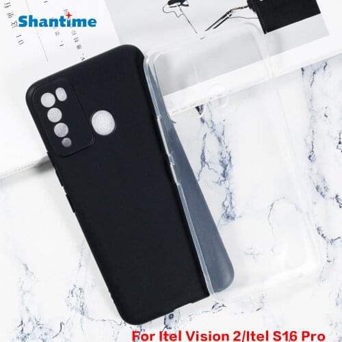 For Itel Vision 2 Gel Pudding Silicone Phone Protective Back Shell For Itel S16 Pro Soft TPU Case