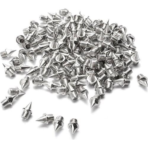 Footful 12pcs of Replacement Shoes Spikes for Sports Running Track Shoes Trainers Screwback Gripper Football Shoes Parts 7MM