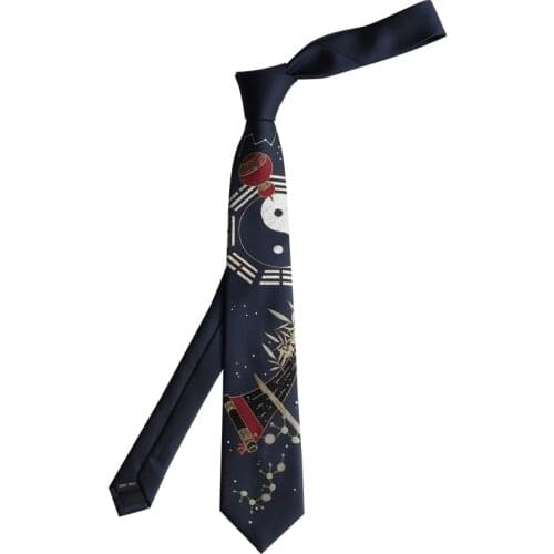 Free Shipping New Male mens Original design tie students personality gift necktie Hot silver gossip constellation blue tie