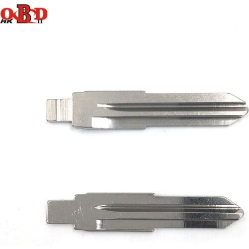 HKOBDII 10 pcs/lot Metal Blank Uncut Flip KD Remote Key Blade Type 60# for Fiat NO. 60 Blade