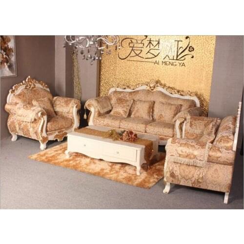 Living room furniture modern fabric sofa European sectional sofa set d1432