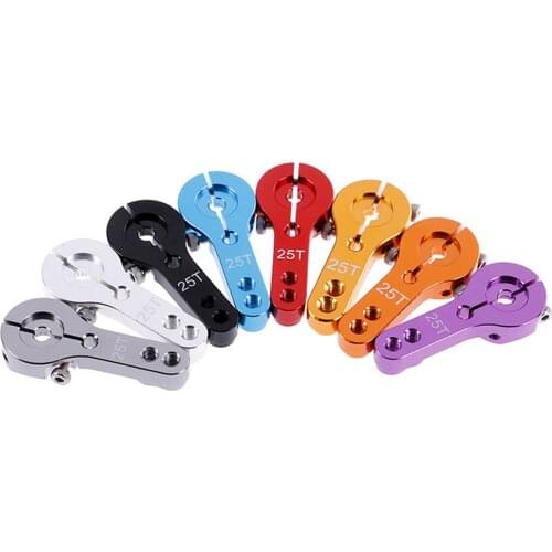 25T M3 Metal RC Servo Arm Horn for Futaba Savox Xcore HL HSP HD Power CNC 5pcs Aluminum rc car helicopter parts accessories