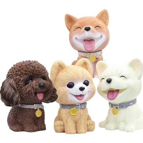 Cartoon Dog Piggy Bank Large Capacity Creative Cute Savings Tank Puppy Toy Dispensador De Monedas Money Safes for Kids NN50PB