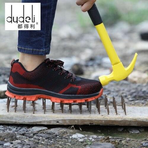 Mens Winter Steel Toe Cap Safety Shoes Men Outdoor Anti-slip Steel Puncture Proof Construction Boots Work Shoes sneakers men