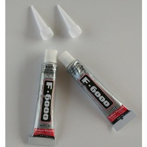 New 100Pcs 15g Clear F6000 Glue Epoxy Resin For Glass Crystal Jewelry Fabric Diy Adhesive Rhinestones Free shipping