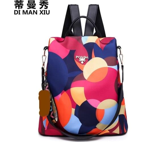 2020 new spring and autumn student backpack casual simple backpack camouflage mommy bag woman bag backpack bags for women