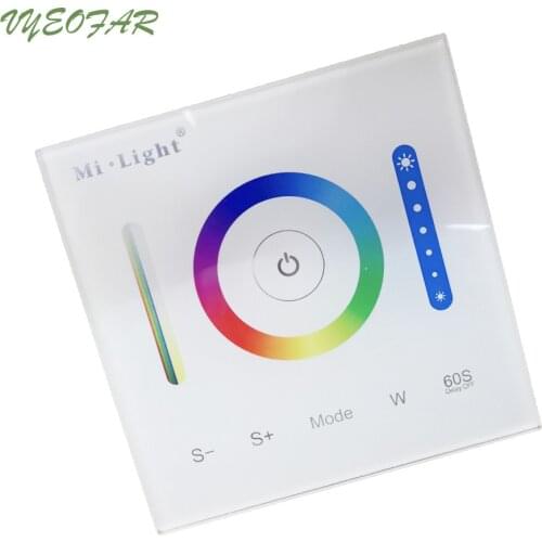 New Milight Smart Led Controller RGB RGBW RGB+CCT LED Touch Switch Panel Dimmer for RGBCCT String Tape Ribbon Control