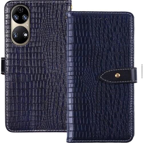 ITien TPU Silicone Luxury Protection Premium Flip Leather Cover Phone Wallet Case For HuaWei P50 Pro MaiMang 10 SE Etui Skin