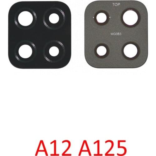 Camera Glass Lens For Samsung Galaxy A12 A125F A125M A125 Original Phone Housing New Rear Back Camera Cover Part + Tools