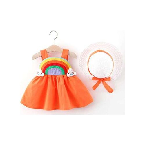 Spring Baby Kids Long Sleeve Bow Cute Doll CollarCherry Print Princess Party Girls Dress Childrens Clothes