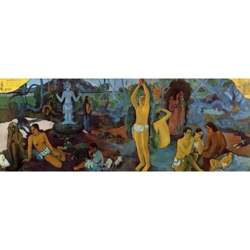 High quality Oil painting Canvas Reproductions Where Do We Come From What Are We Where Are We Going by Paul Gauguin hand painted