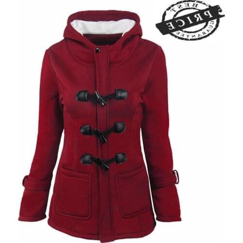 Womens Windbreaker with a Hood 2021 Fashion Female Autumn Trench Coat Plus Size 6XL Elegant Long Coats Clothing LWL5a6