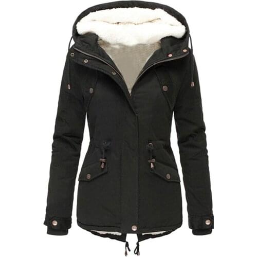 Winter Female Long Jacket 2022 Winter Coat Women Fake Fur Collar Parkas Woman Plus size S-6XL Down Jacket Winter Jacket Women
