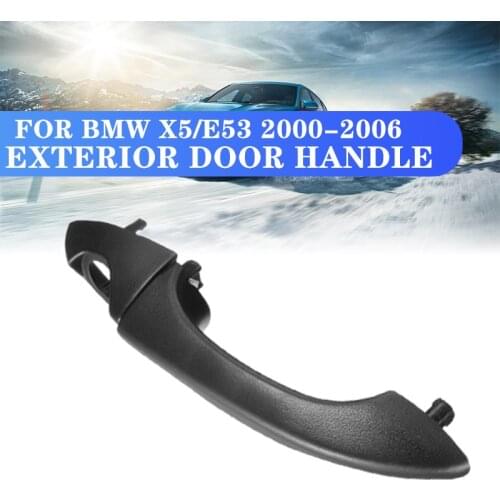 Car Front LHD Outside Exterior Door Handles Black For BMW X5/E53 2000-2006 51218243617