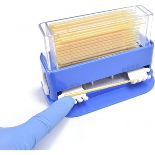 Good Quality 1PC Dental Applicator stick Holder cartridge disposable applicator stick box small cotton swab swab dental material