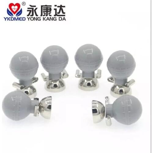 12pcs/Factory supply adult electrocardiograph suction electrode with Silicone material