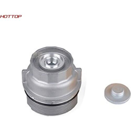 15643-31050 Oil Filter Housing Cover Assembly Drain Plug For Toyota Scion Lexus Camry