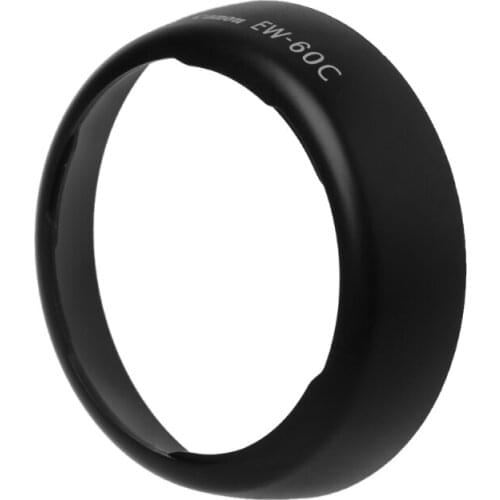 Camera Accessory Lens Hood EW-60C For Canon EF-S 18-55mm F / 3.5-5.6 IS II 58mm
