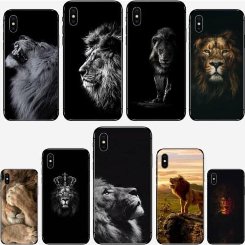 The Lion king animal Phone Case for iPhone 11 12 mini pro XS MAX 8 7 6 6S Plus X 5S SE 2020 XR