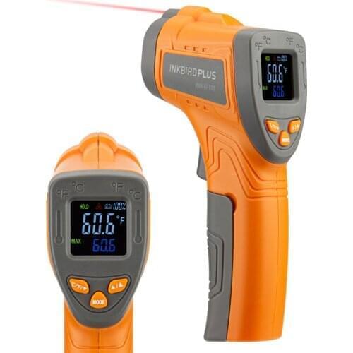 INKBIRD Digital Infrared Thermometer -50℃ to 550℃ High Precision Non-Contact Laser Temperature Gun with LCD Display Home/Industr