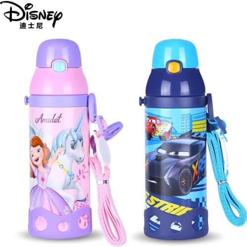 Disney Children Heat Preservation Leakproof Drop Resistant Portable Cartoon Water Cup Student Cup