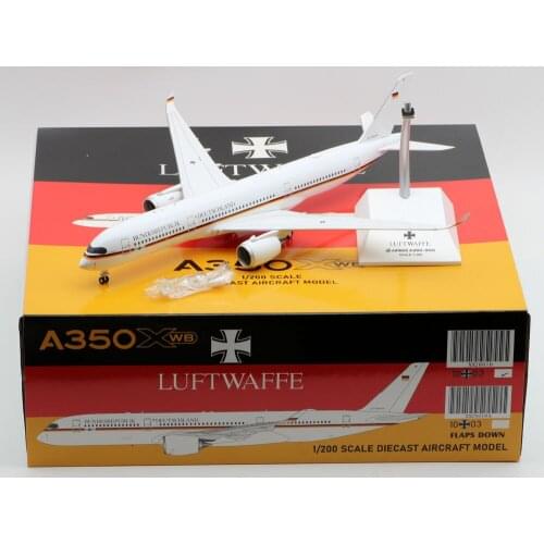 1:200 Alloy Collectible Plane Gift JC Wings XX20010 Luftwaffe Germany Air Force Airbus 350XWB Diecast Aircraft Jet Model 10+03
