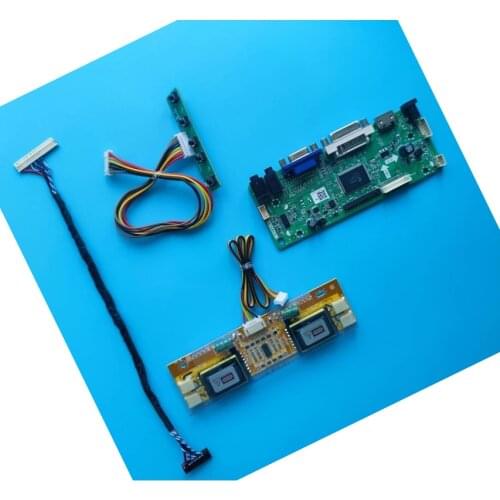 Kit for CLAA170EA07Q 1280X1024 panel HDMI-compatible DVI M.NT68676 4 lamps Controller board Audio LCD LVDS