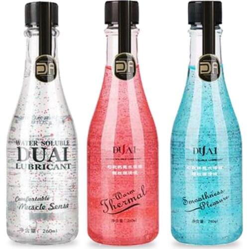 260ML Lubricant Water Based Lube Natural Feeling Long Lasting Non Sticky Lubricant for Women Massage Men Lubricant for Condom