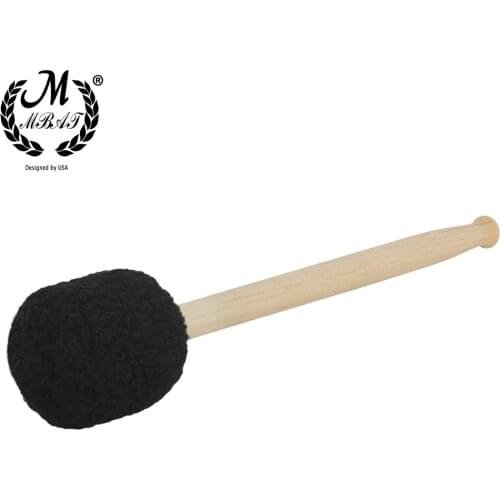 M MBAT Bass Drum Mallet Stick Maple Wool Drumsticks Drum Hammer Universal Professional Percussion Music Instrument Accessories