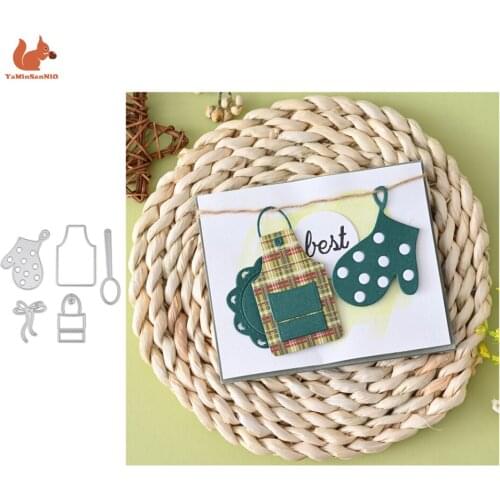 YaMinSanNiO Living Things Gloves Metal Cutting Dies for Diy Scrapbooking Craft Card Album Making Embossing Template New Cuts