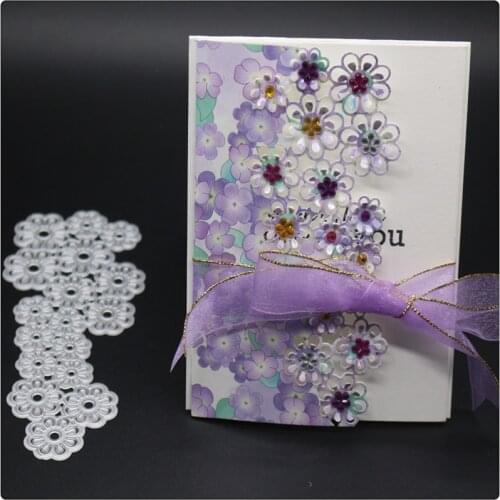 1746 Flower Cover Scrapbook Metal Cutting Dies For Scrapbooking Stencils DIY Album Cards Decoration Embossing Folder Die Cuts