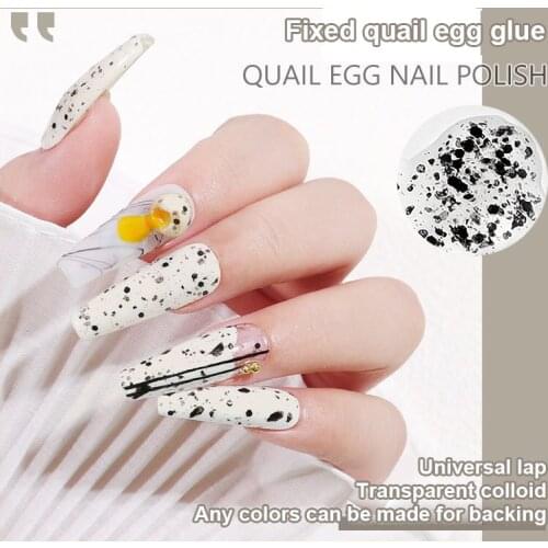 Misscheering Fairy Quail Egg Design Nail Art UV Eggshell Gel Japanese Nails Tips Polish Varnish Manicure Glue Popular Lacquer