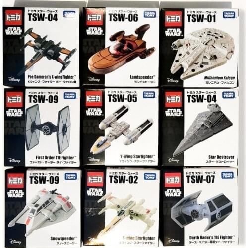 Takara Tomy Tomica Diecast Alloy Car Model Child Car Toy Star Wars White Soldier Black Warrior BB8 R2D2