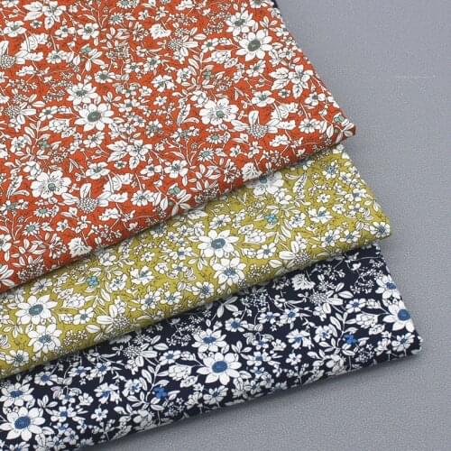 Muslin Fabric Thin Summer Cotton Poplin For Sewing Clothes Dresses By Half Meter