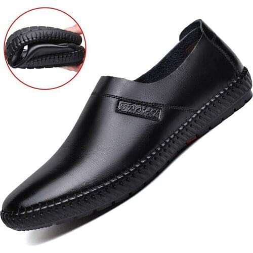 Men Casual Shoes Summer 201 Breathable Soft Driving MenS Handmade Chaussure Homme Net Surface Loafers Men Leather Flats shoes