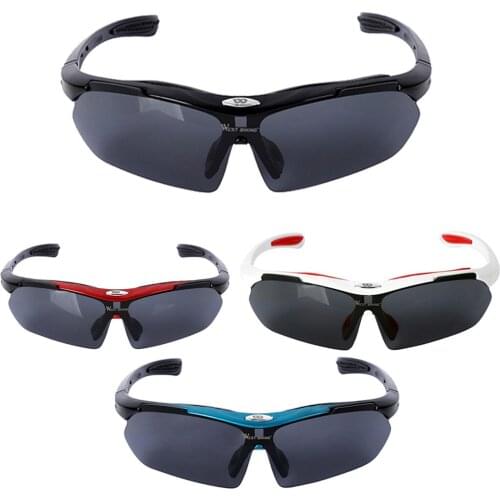 Cycling Glasses Sports Fishing UV400 Sunglasses Goggles with Case for Motorcycle Riding Fishing