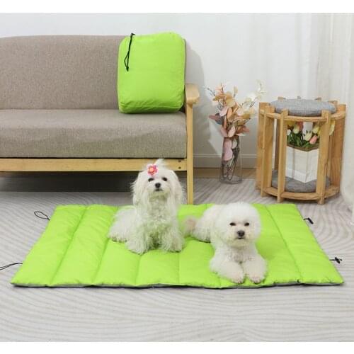 Cooling Dog Bed for Large Dogs Cushion Refreshing 110Cm Mat Big Dogs Accessories Waterproof Foldable Summer Pet Beds Cushion
