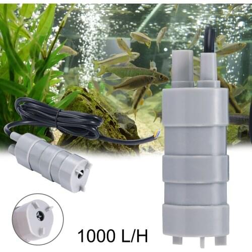 High Quality Hot Salable 12V 1.2A 5M 600L/H 6-12V For Aquarium Three Wire Micro Submersible Motor Water Pump