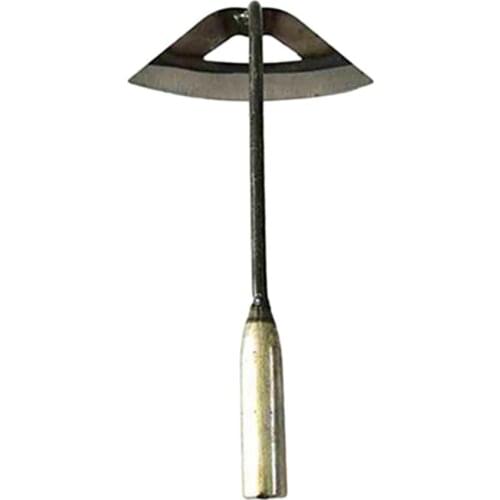 All-Steel Hardened Hollow Hoe Handheld Weeding Rake Planting Vegetables Farm Garden Agriculture Weeding Tool