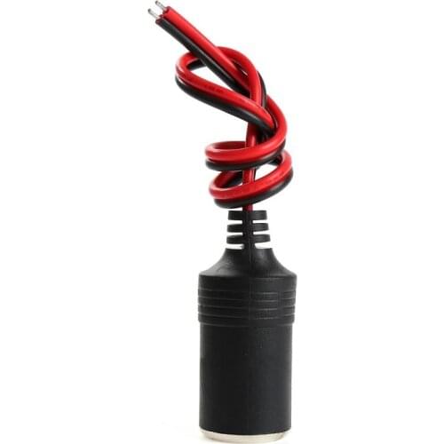 Portable Universal DC 12V Female Car Cigar Cigarette Lighter Socket Plug Connector Plug Cable About 40CM Cigarette Lighter