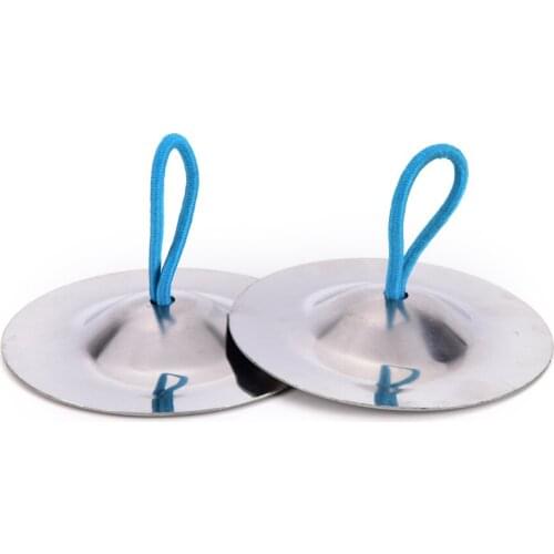 Percussion Musical Instrument Belly Dancing Silver Finger Cymbals Musical Instrument Parts & Accessories