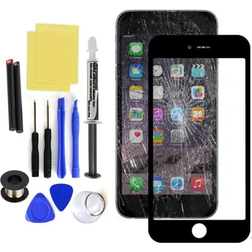 Replacement Outer Front Glass Screen LOCA Glue Kit for iPhone 6 6S 7 8 Plus Front Glass Screen Kit
