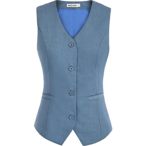 Womens Clothes Vintage Coat Sleeveless V-Neck Handkerchief Hem Retro Pockets Solid Cropped Jacket Party Evening Ladies Tops