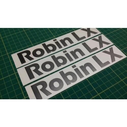 For 1Set Reliant Robin LX replacement side and hatch decals stickers x3 restoration