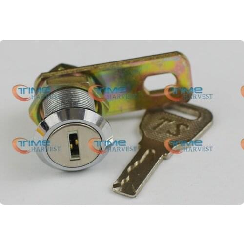 10 pcs 20mm Zinc Alloy Cam Lock can for arcade coin door Arcade cabinet door lock with same model number planus key for cabinet