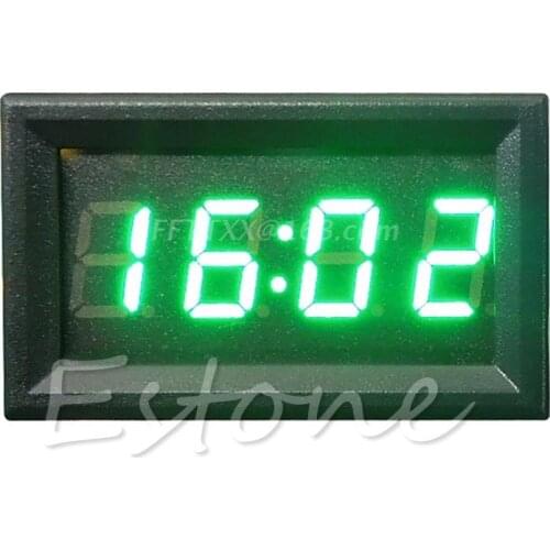 12V/24V Car Motorcycle Accessory Dashboard Digital Clock LED Display NEW