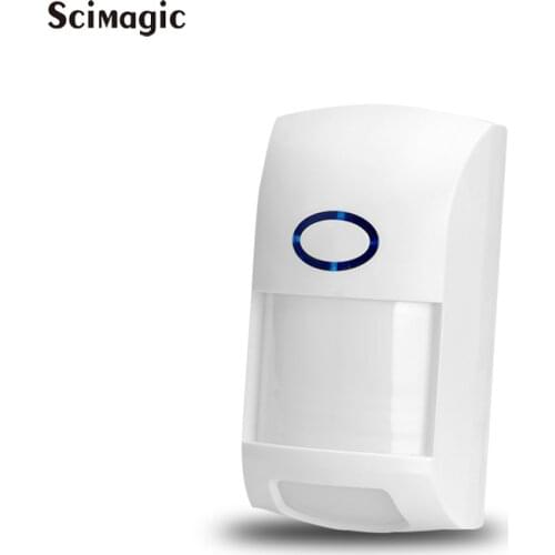 433Mhz RF Intelligent Outdoor Wireless PIR Motion Detector/Sensor Dual Infrared Detector for Home Security Alarm System