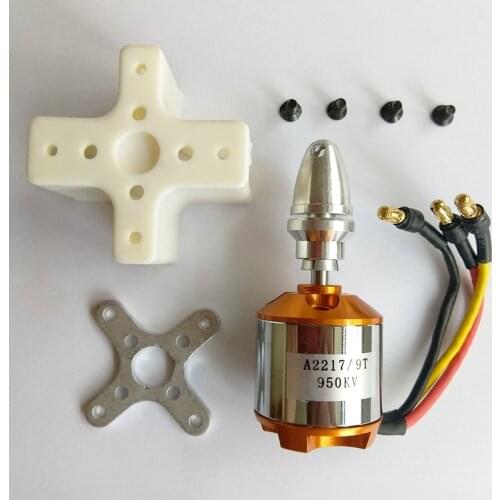 A2217 2217 950KV 1250KV 1500KV 2300KV With Motor Mount Outrunner Brushless Motor For RC Fixing Wing Quadrocopter Multi-copter