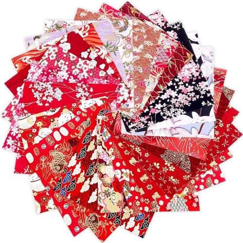 Dailylike 25 Pcs Cotton Quilting Fabric DIY Sewing Craft Sewing Pre-Cut Patchwork For DIY Scrapbooking Art Craft Supplies